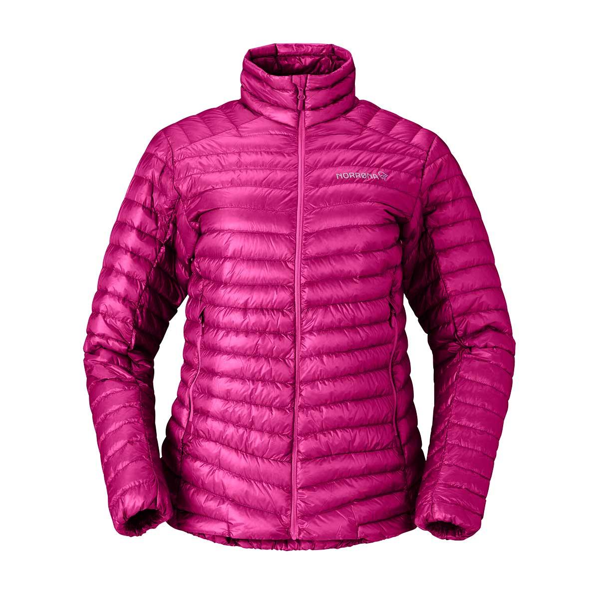 Norrona Trollveggen Superlight Down800 Jacket Women's in Festival Fuchsia
